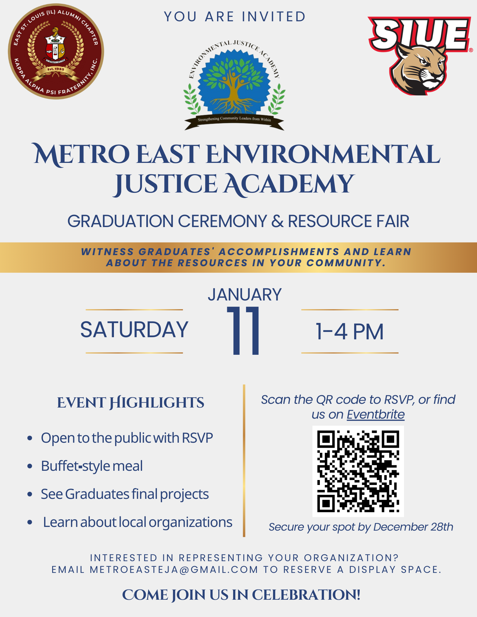 Env. Justice Academy Ceremony & Resource Fair 